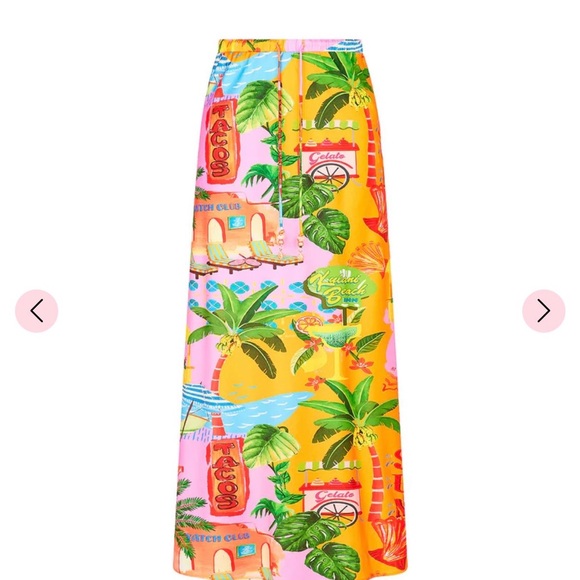 Kulani Kinis Set- Maxi Skirt and Embroidered Crop Top - Picture 4 of 6